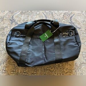 NWT Halara Black Duffel Bag Gym Travel NEW WITH TAGS Comes With Strap
